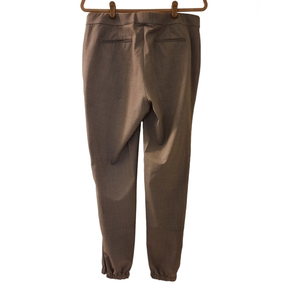 CARLISLE Wool Jogger Trousers Zip Gussetted Elastic Ankle Dress Pants 10 - Picture 9 of 10